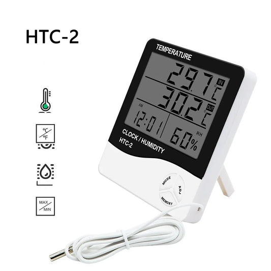 LCD-Digitalthermometer mit Luftfeuchtigkeit